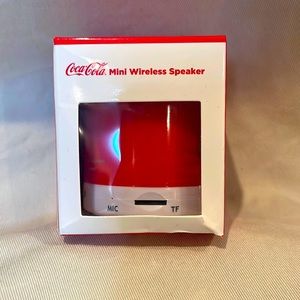 Coca Cola Mini Wireless Speaker See Pictures for Specifications